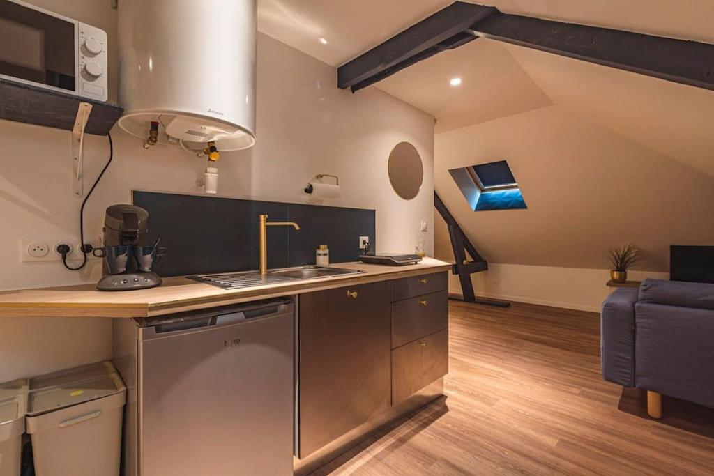 L'Azur Dore, Studio Pour 2 Voyageurs Isles-sur-Suippe Buitenkant foto