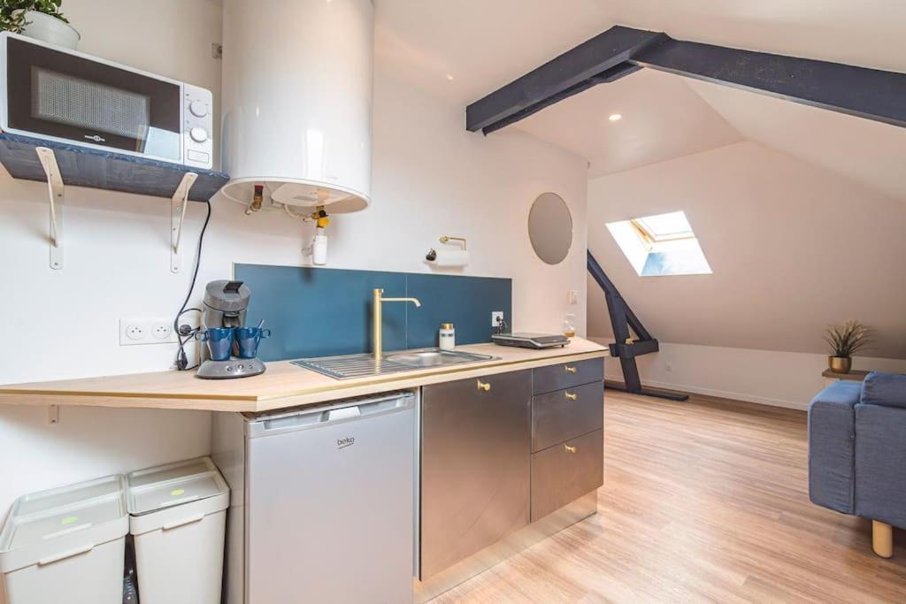 L'Azur Dore, Studio Pour 2 Voyageurs Isles-sur-Suippe Buitenkant foto