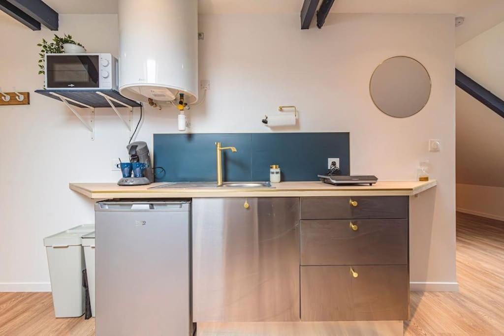 L'Azur Dore, Studio Pour 2 Voyageurs Isles-sur-Suippe Buitenkant foto